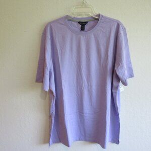 SCOTT BARBER Purple XL Pima Cotton Short Sleeve T-Shirt NWT